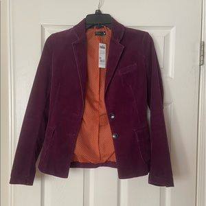 Crushed velvet jacket